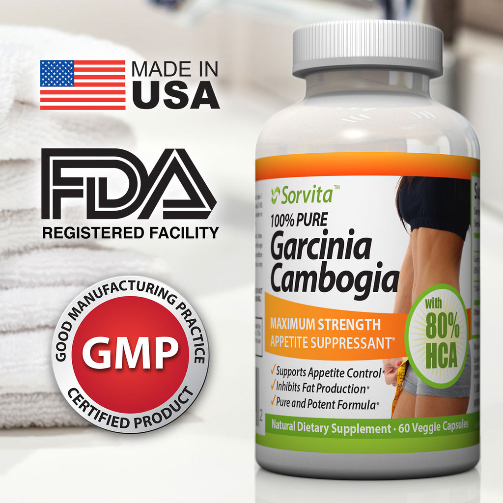 100% Pure Garcinia Cambogia - 80% HCA
